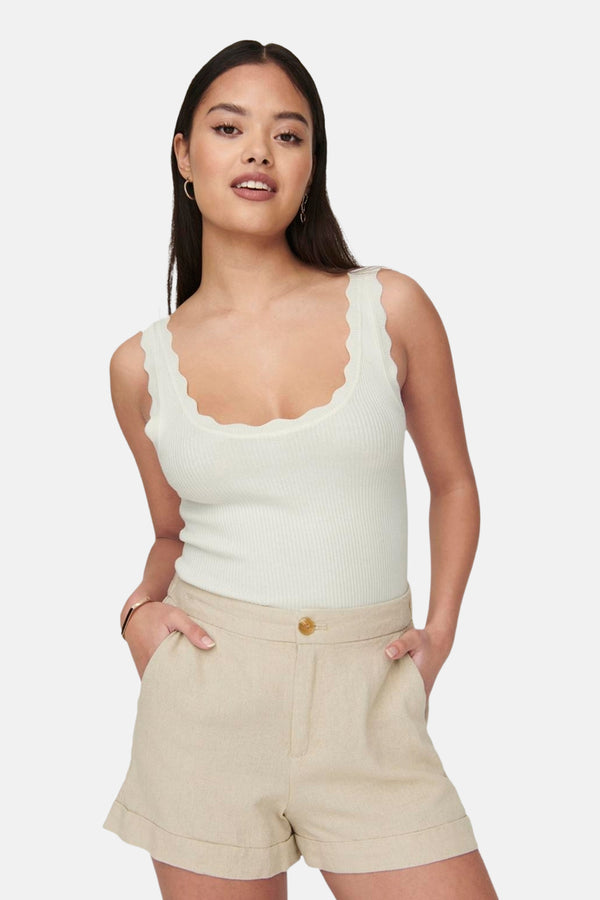Top (sans manches) Blanc - JDY