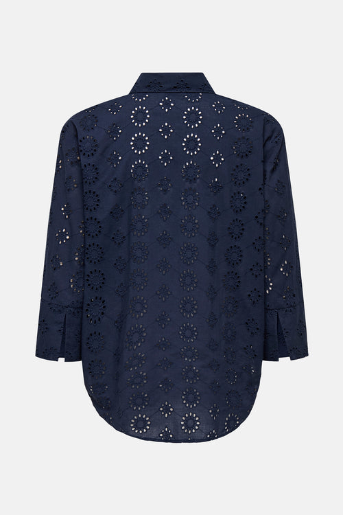 Chemise à manches longues - Bleu