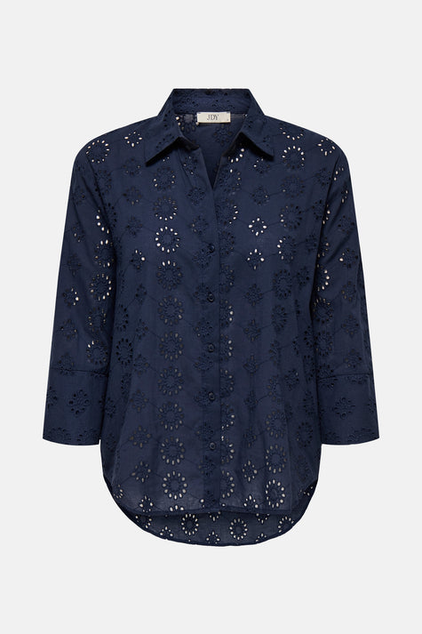 Hemd met lange mouwen - Blauw