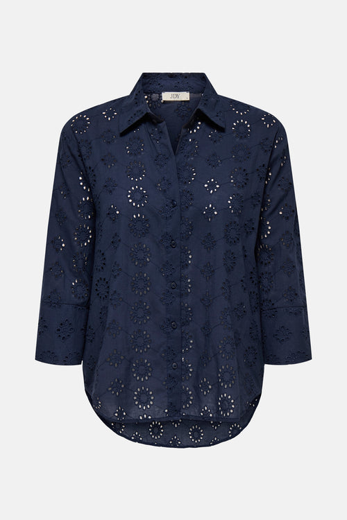 Chemise à manches longues - Bleu