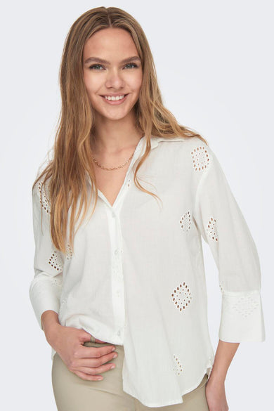 Hemd met lange mouwen - wit