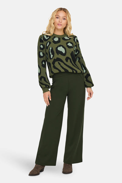 Pull col rond KAHKI - JDY