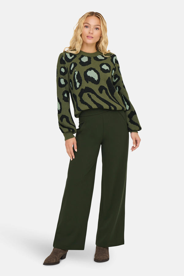 Pull col rond KAHKI - JDY