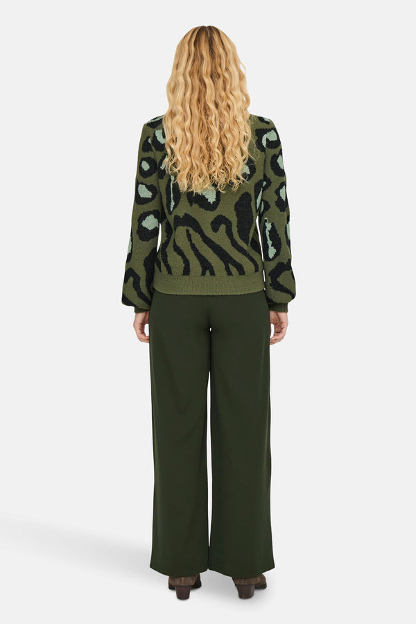 Pull col rond KAHKI - JDY