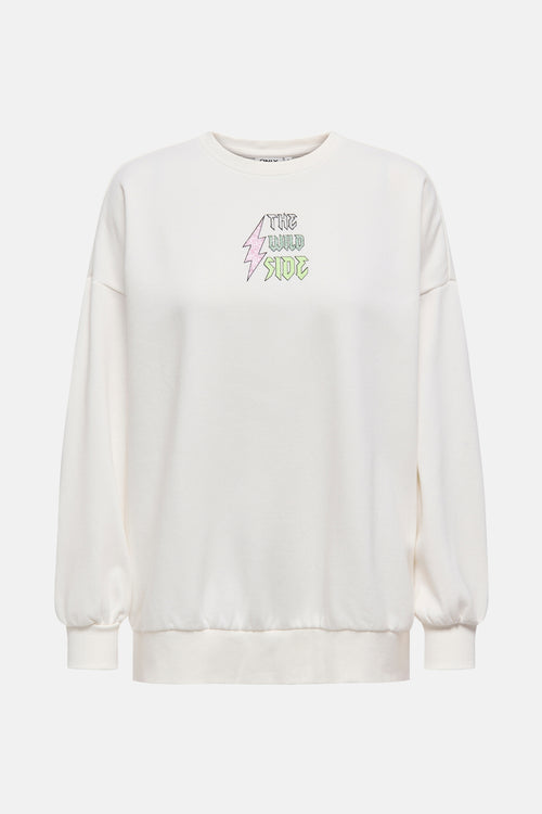Sweat col rond Blanc - ONLY®