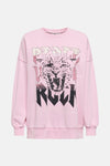 ONLLUCINDA OVERSIZE L/S TOUR BOX SWT