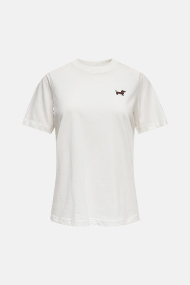 Wit T-shirt van JDY, van achteren gezien, met korte mouwen.