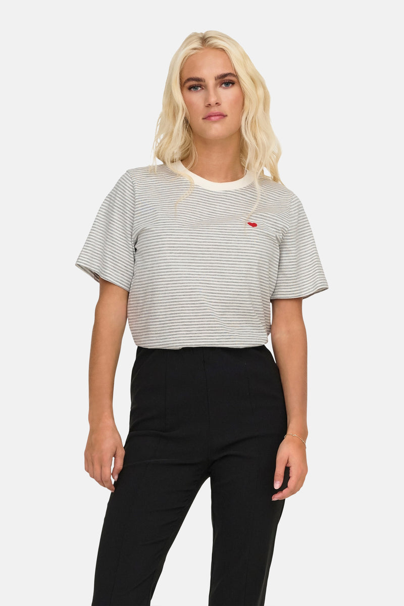 T-shirt met korte mouwen - Grijs