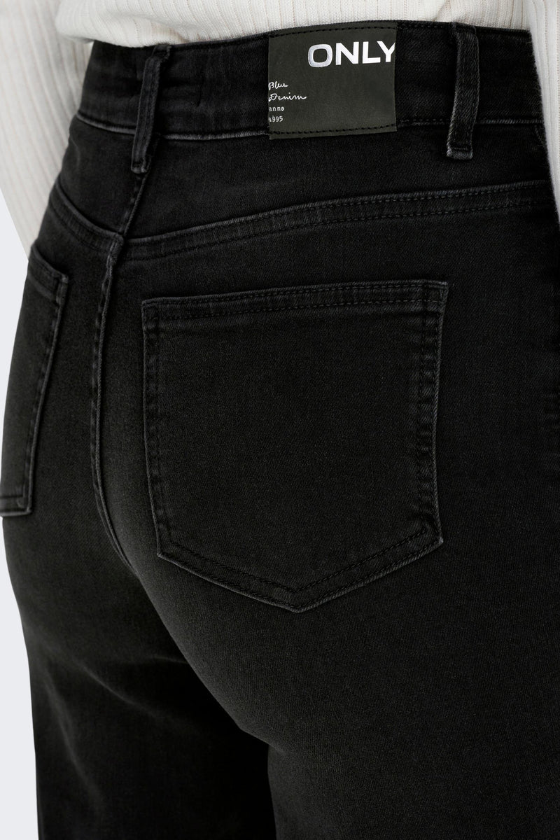 MADISON BLUSH - black denim