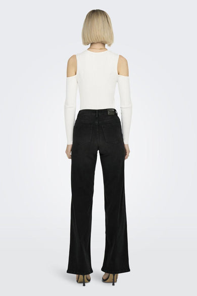 MADISON BLUSH - black denim