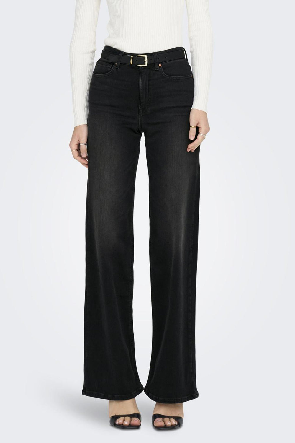 MADISON BLUSH - black denim