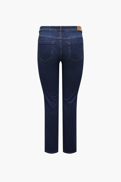 Jeans straight DARK BLUE DENIM - CARMAKOMA