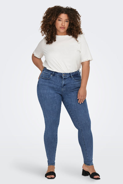Jeans skinny MID BLUE DENIM - CARMAKOMA