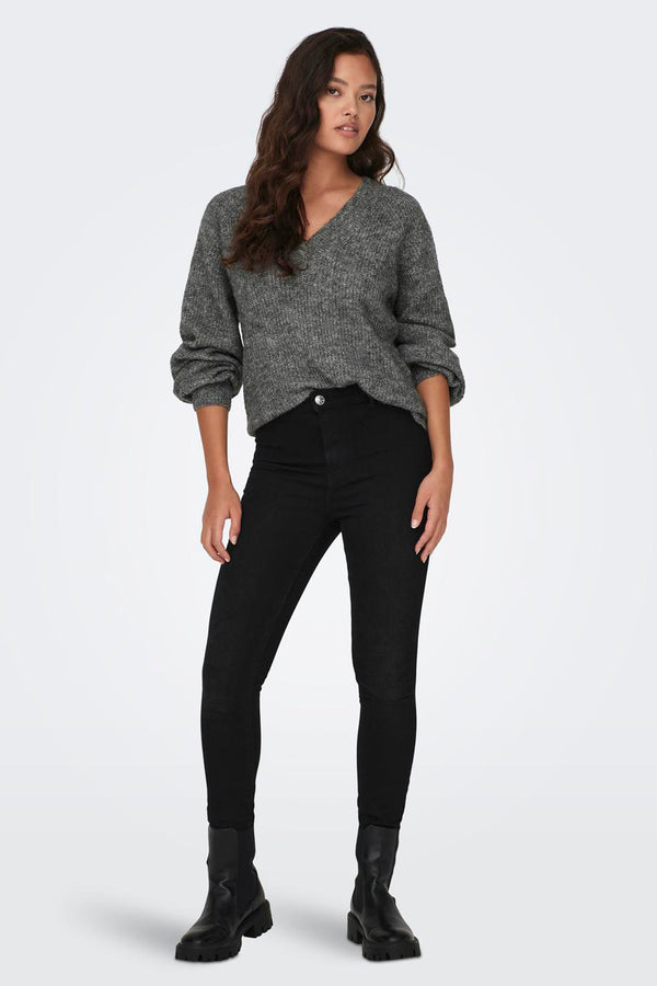 Pull col V Gris - JDY