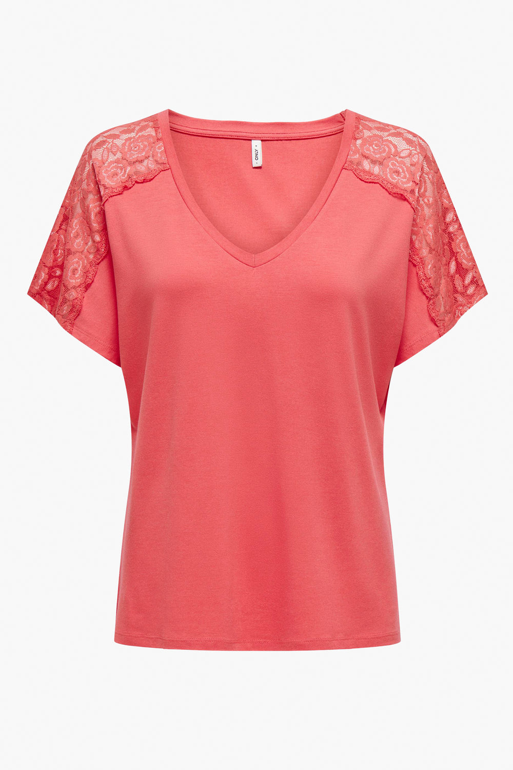 Top uni manches courtes Rose - ONLY®