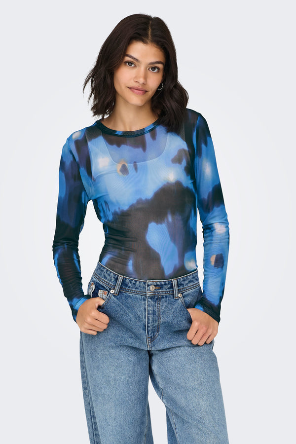 T-shirt (manches longues) Bleu - JDY