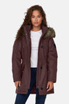 Dames tops jas parka brun - ONLY®