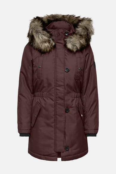 Dames tops jas parka brun - ONLY®