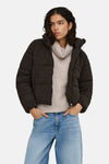 Dames tops jas gewatteerd brun - ONLY®