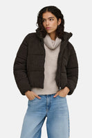 Dames tops jas gewatteerd brun - ONLY®
