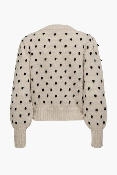 Trui met ronde hals ecru - JDY