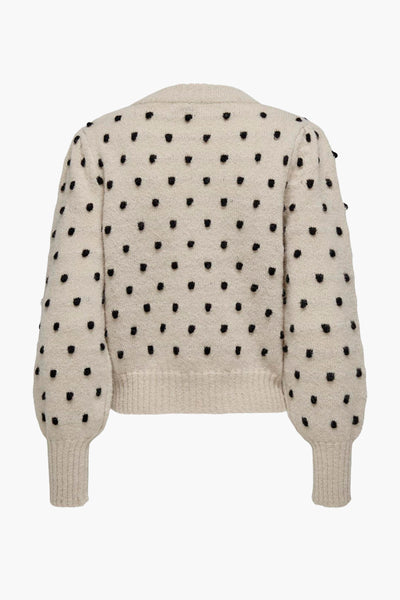 Trui met ronde hals Ecru - JDY