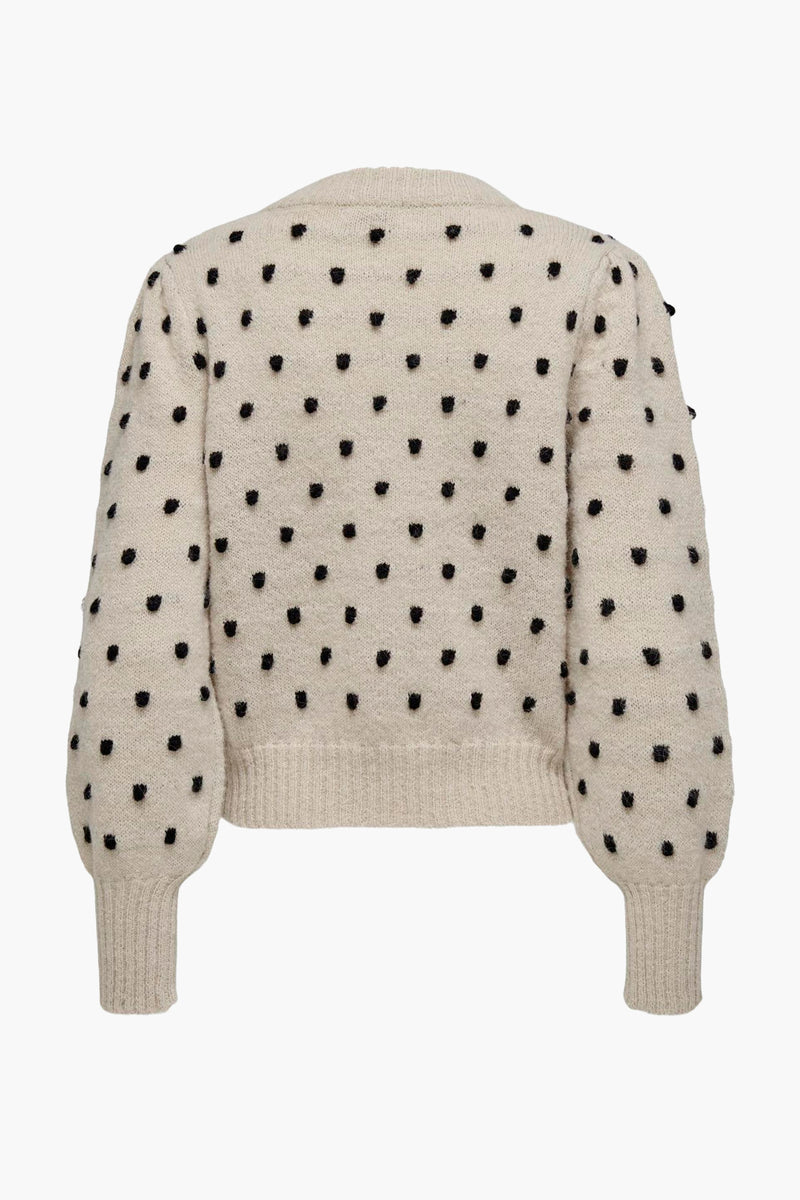 Trui met ronde hals ecru - JDY