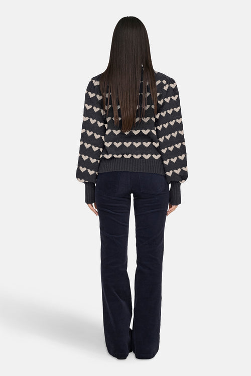 JDYSIGRID LIFE L/S ON PUFF PULL KNT NOOS