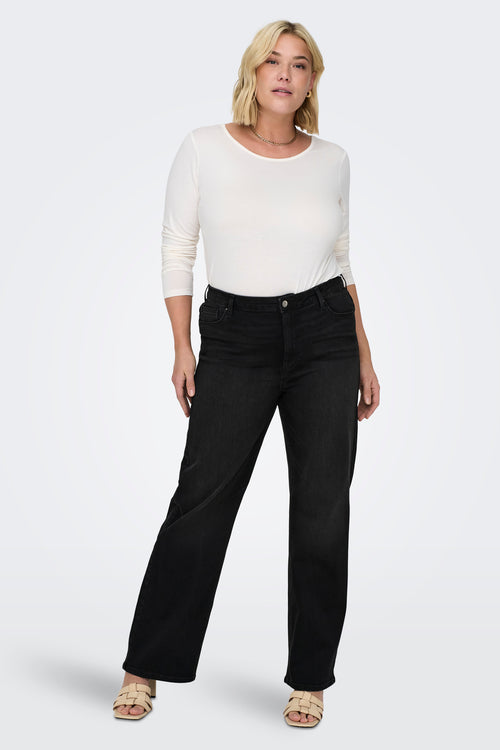 Jean large BLACK DENIM - CARMAKOMA
