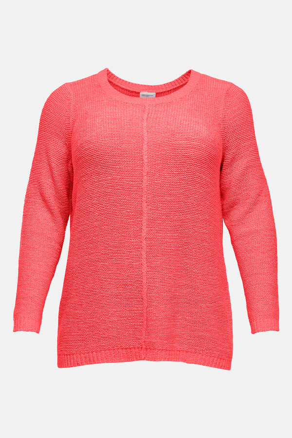 Pull col rond Bleu - CARMAKOMA