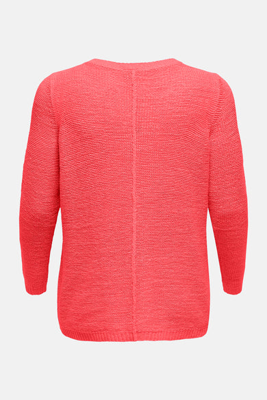 Pull à col rond - Orange