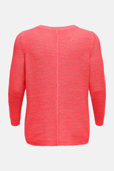 Pull col rond Bleu - CARMAKOMA