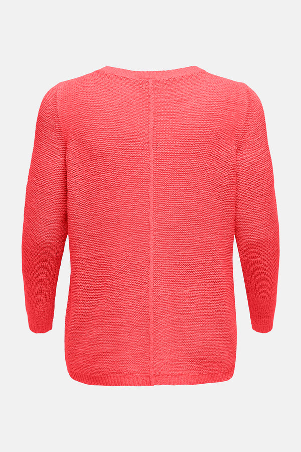Pull col rond Bleu - CARMAKOMA