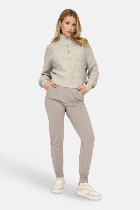 Trui met rolkraag bruin - ONLY®
