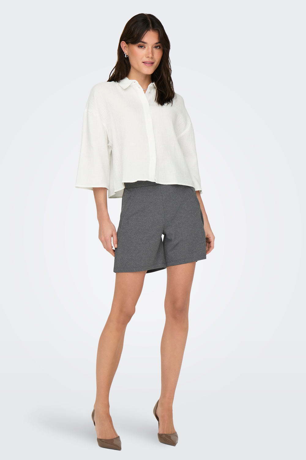 Chemisier (manches courtes) Blanc - JDY