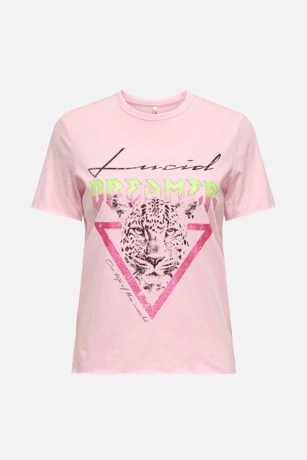 T-shirt (manches courtes) Rose - ONLY®