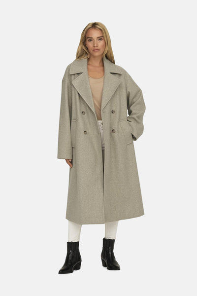 Lange jas Beige - ONLY®