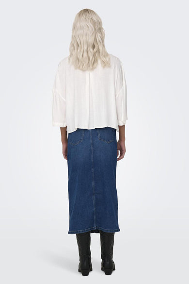 ONLASTRID LIFE 2/4 CROP SHIRT WVN NOOS