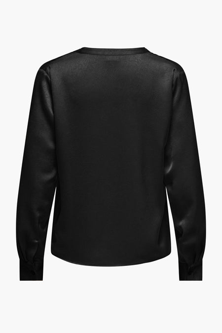 Blouse &agrave; manches longues - noir