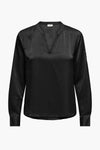 Blouse met lange mouwen - zwart