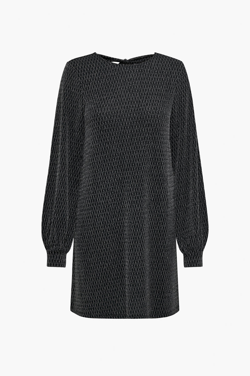 Kleedje met lange mouwen - zwart