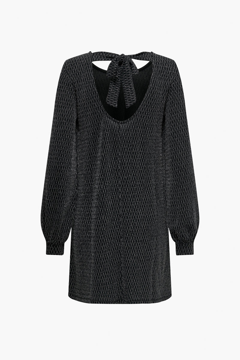 Kleedje met lange mouwen - zwart