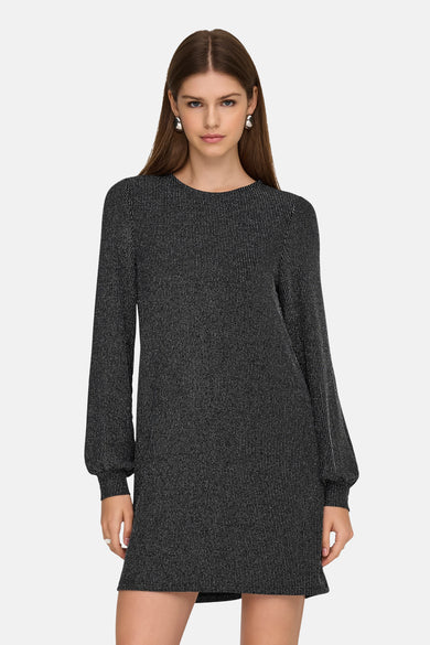 Kleedje met lange mouwen - zwart