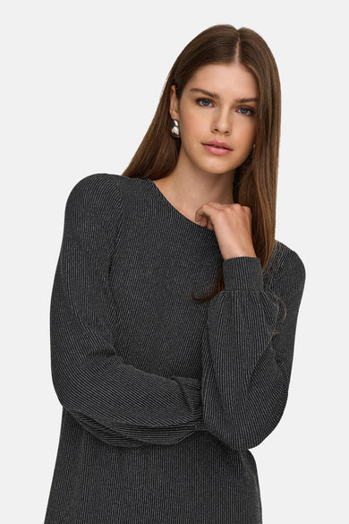 Kleedje met lange mouwen - zwart