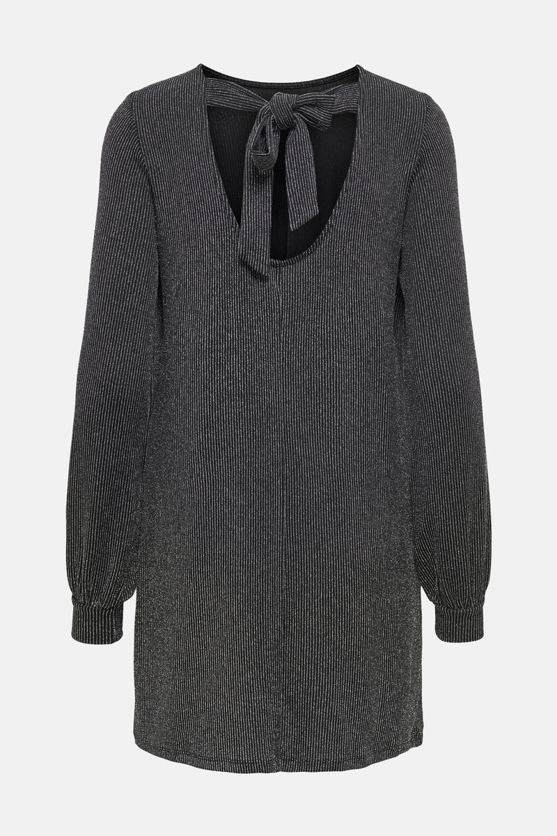 Kleedje met lange mouwen - zwart