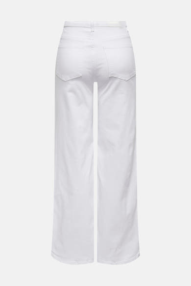 Jean large blanc de ONLY, vue arrière, avec poches classiques.