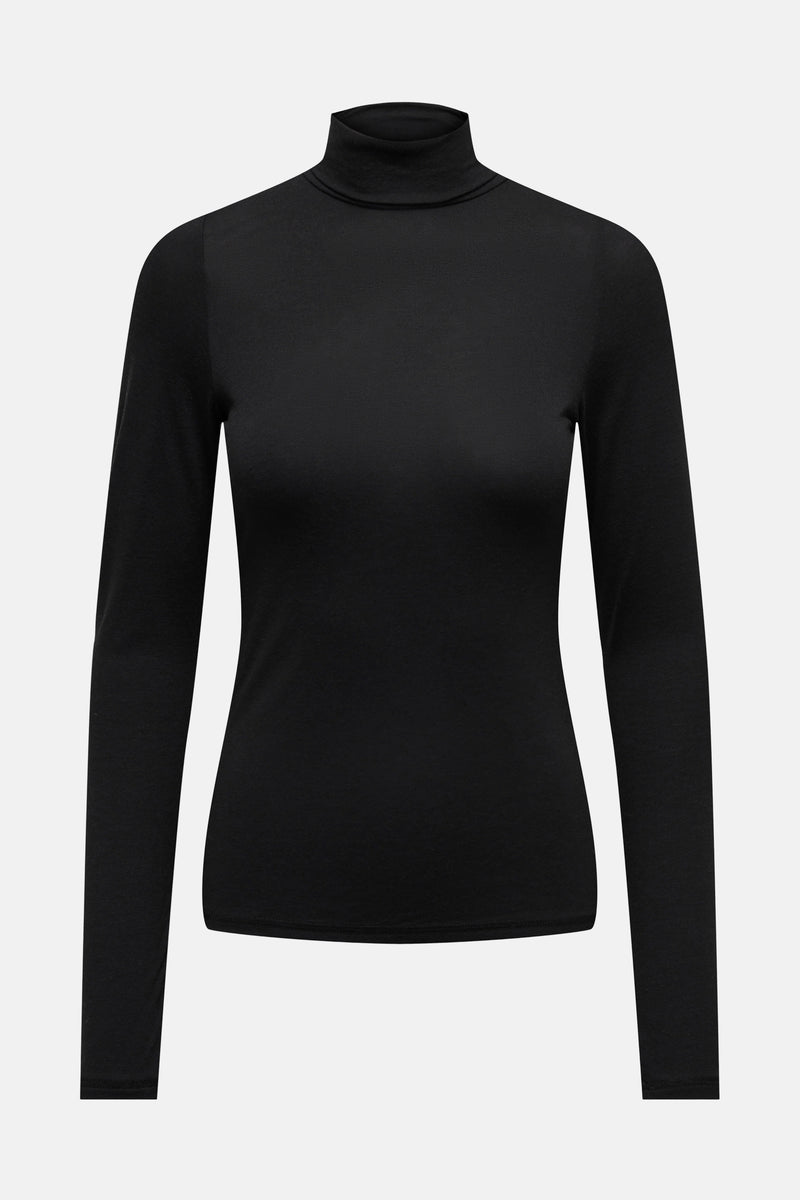 T-shirt met lange mouwen - zwart