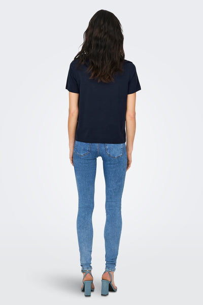 Top (manches courtes) Bleu - JDY