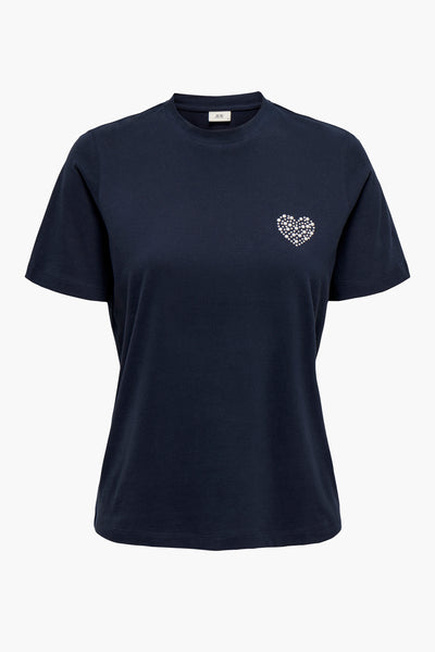 Top (manches courtes) Bleu - JDY