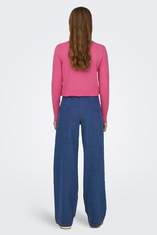 Jeans wide MID BLUE DENIM - JDY